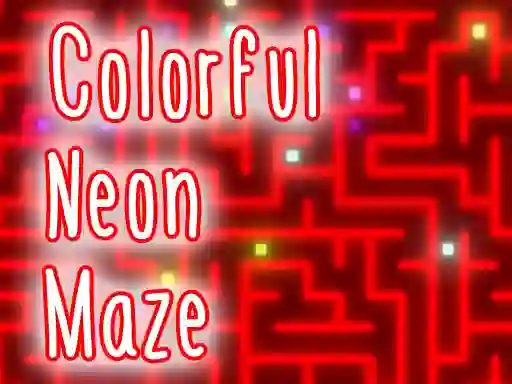 Žaidimas Colorful Neon Maze internete