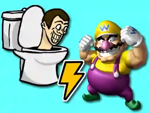 Žaidimas Skibidi Toilet vs Wario internete
