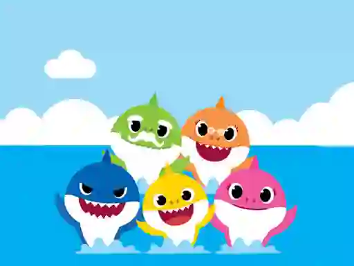 Žaidimas Baby Shark Coloring internete