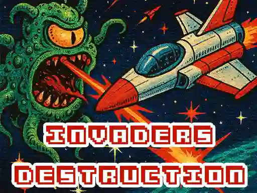 Žaidimas Invaders Destruction internete