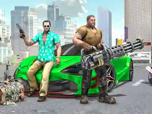 Žaidimas Real Gangster City Crime Car Simulator Game internete