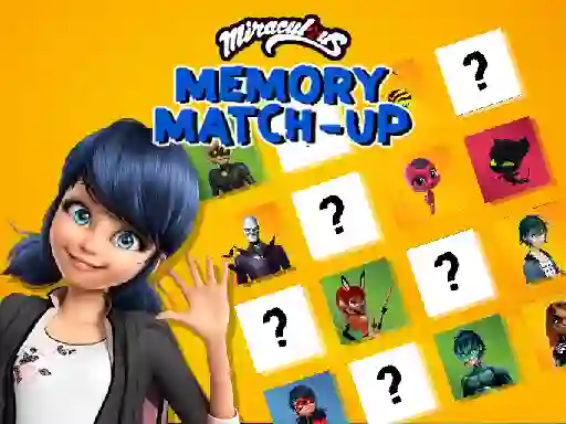 Žaidimas Miraculous Memory Match Up internete