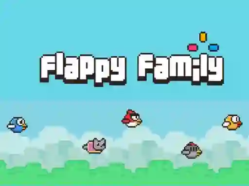 Žaidimas Flappy Family internete