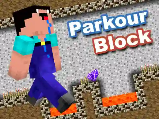 Žaidimas Parkour Block internete