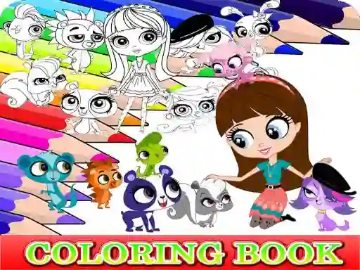 Žaidimas Coloring Book for Littlest Pet Shop internete