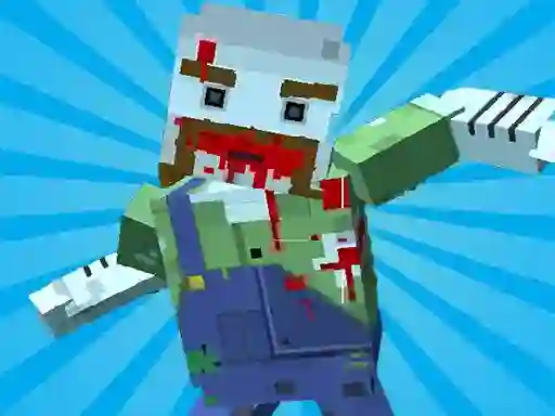 Žaidimas Blocky Gun Warfare Zombie internete