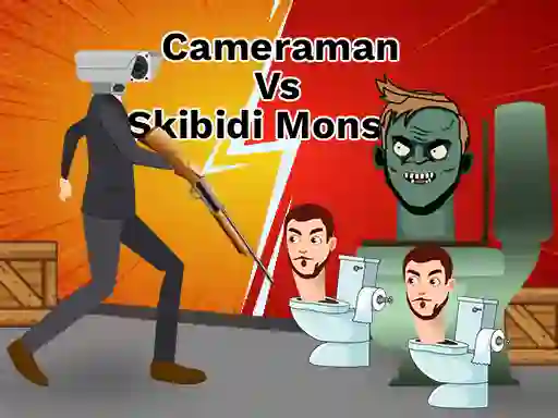 Žaidimas Cameraman vs Skibidi Monster: Fun Battle internete