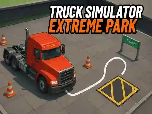 Žaidimas Truck Simulator Extreme Park internete