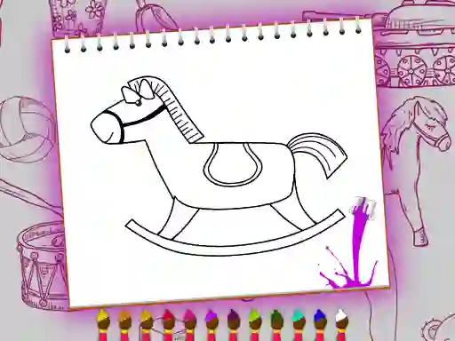 Žaidimas Coloring Book: Toy Shop internete