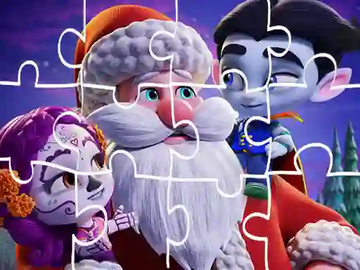 Žaidimas Super Monsters Christmas Jigsaw internete