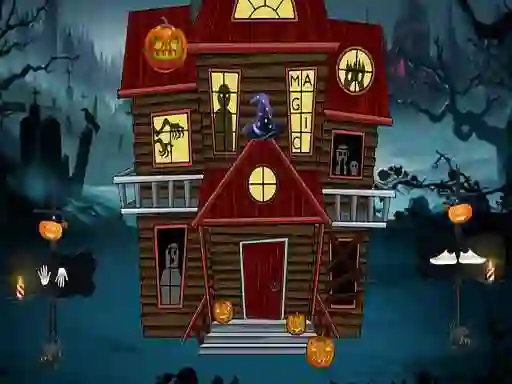 Žaidimas Halloween Magic Lady Escape internete