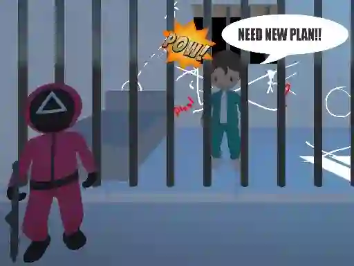 Žaidimas Escape Plan in Squid Game internete