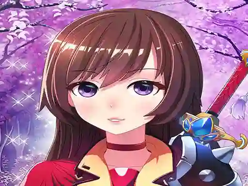 Žaidimas Anime Girl Fantasy Dress Up internete