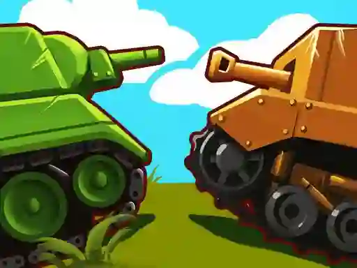 Žaidimas Multiplayer Tank Battle internete