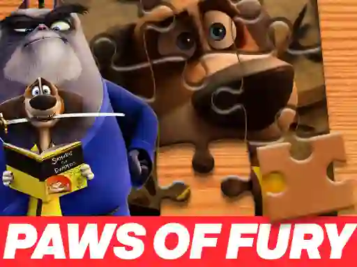 Žaidimas Paws of Fury The Legend of Hank Jigsaw Puzzle internete