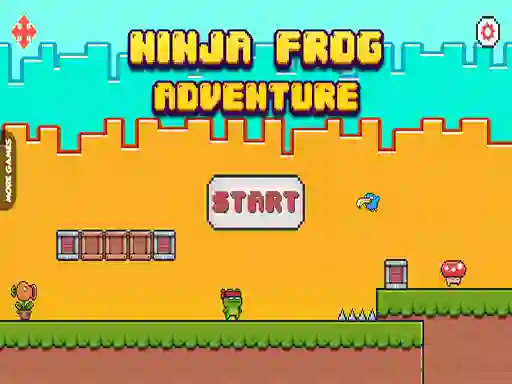 Žaidimas Ninja Frog Adventure internete