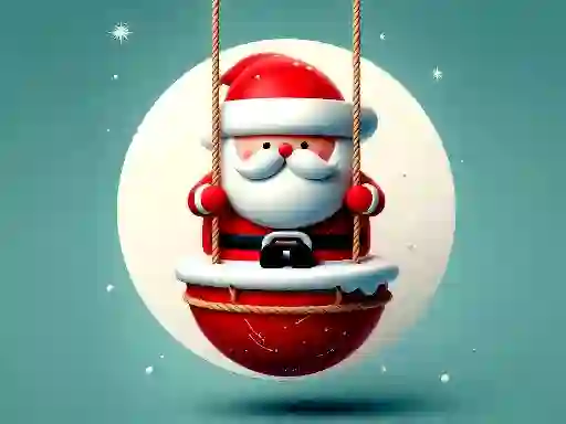 Žaidimas Roly Santa Claus internete
