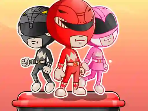 Žaidimas Power Rangers adventure dash internete