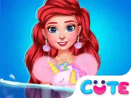 Žaidimas Princess Turned Into Mermaid internete
