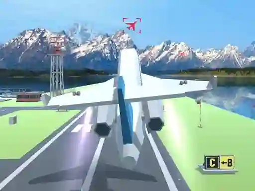 Žaidimas Polygon Flight Simulator internete