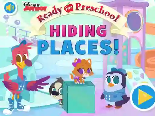 Žaidimas Ready for Preschool Hiding Places internete