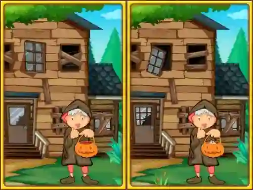 Žaidimas Spot the differences halloween internete