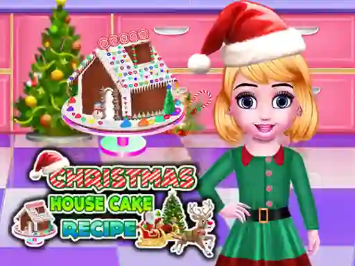 Žaidimas Christmas House Cake Recipe internete