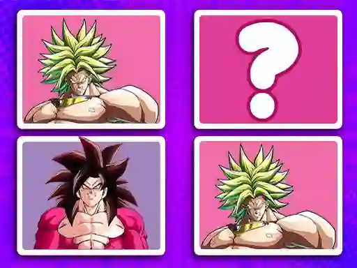 Žaidimas DragonBall Match Cards internete