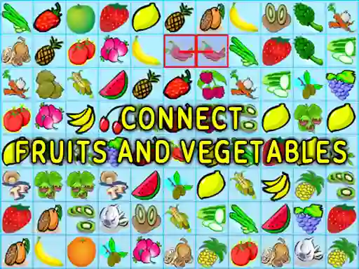 Žaidimas Connect Fruits and Vegetables internete