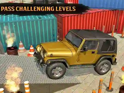 Žaidimas Classic Real 4x4 Jeep Parking Drive Game internete