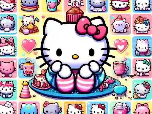 Žaidimas Cute Kitty Memory Challenge internete