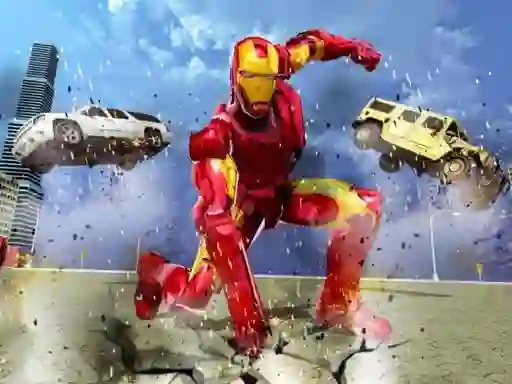 Žaidimas Flying Iron Hero internete