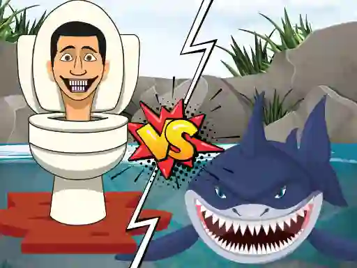 Žaidimas Hungry Shark Vs Skibidi internete