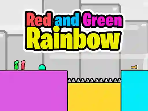 Žaidimas Red and Green Rainbow internete