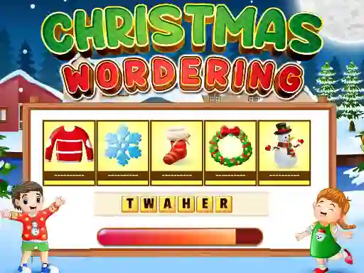 Žaidimas Xmas wordering internete