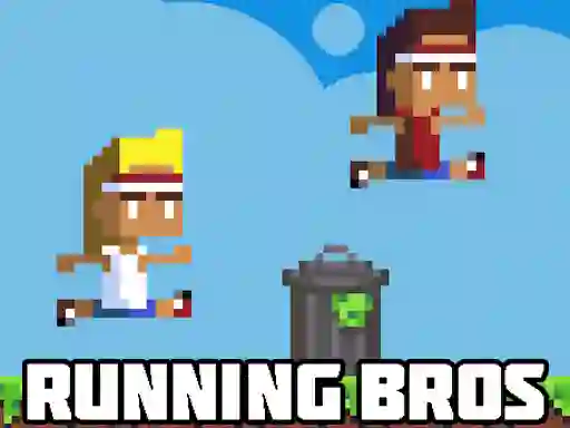Žaidimas Retro Running Bros internete
