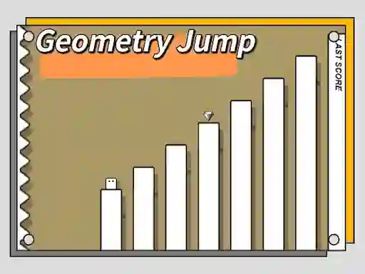 Žaidimas GeometryJump internete
