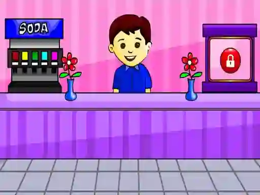 Žaidimas Soda Shop Escape internete