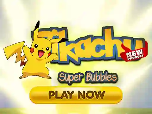 Žaidimas Pikachu Super Bubbles internete