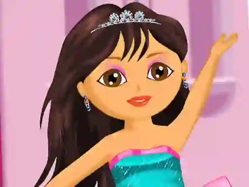Žaidimas Dora Ballerina Dressup internete