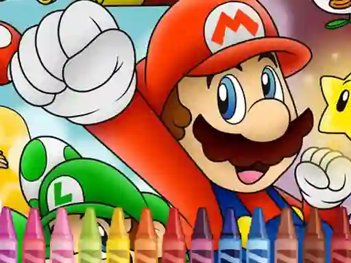 Žaidimas Mario Coloring internete