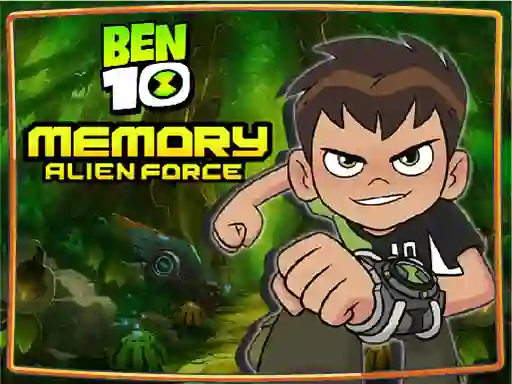 Žaidimas Ben 10 Memory Alien Force internete