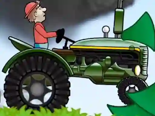 Žaidimas Tractor Driving Hill Climb 2D internete