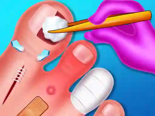 Žaidimas Funny Nail Doctor internete