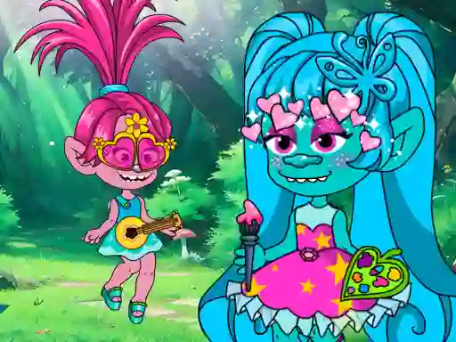 Žaidimas Chibi Troll Fashion Maker internete