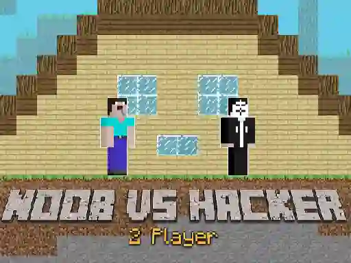 Žaidimas Noob vs Hacker 2 Player internete