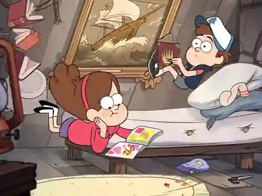 Žaidimas Gravity Falls Slide internete