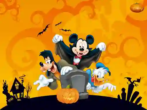 Žaidimas Disney Halloween Jigsaw Puzzle internete