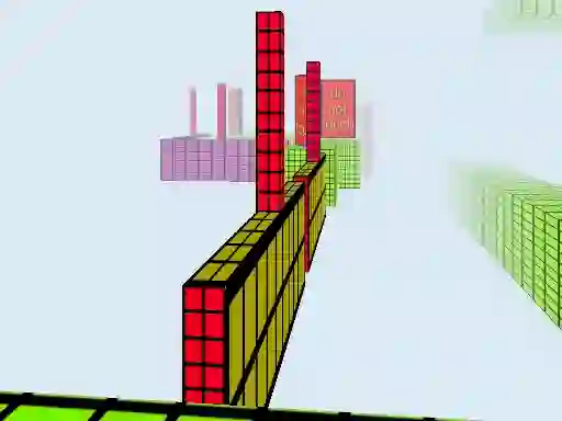 Žaidimas Bloxy Block Parkour internete