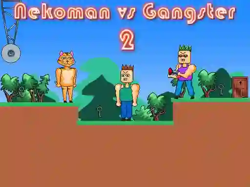 Žaidimas Nekoman vs Gangster 2 internete